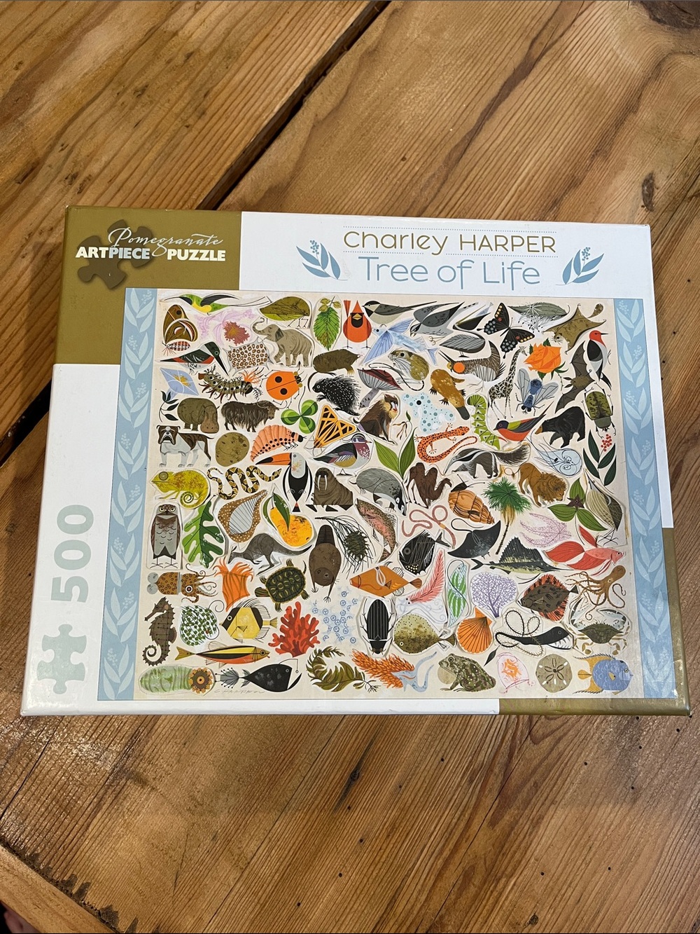 POMEGRANATE PUZZLES 500 Piece Charley Harper Tree Of Life Jigsaw